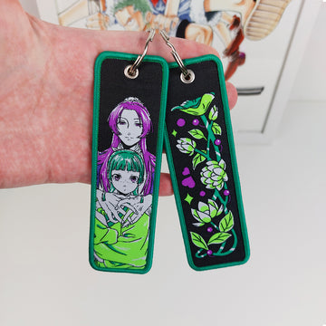 Jinshi & Maomao Embroidered Keychain The Apothecary Diaries