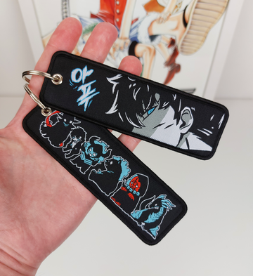 Solo Leveling Sung Jin-Woo Embroidered Keychain