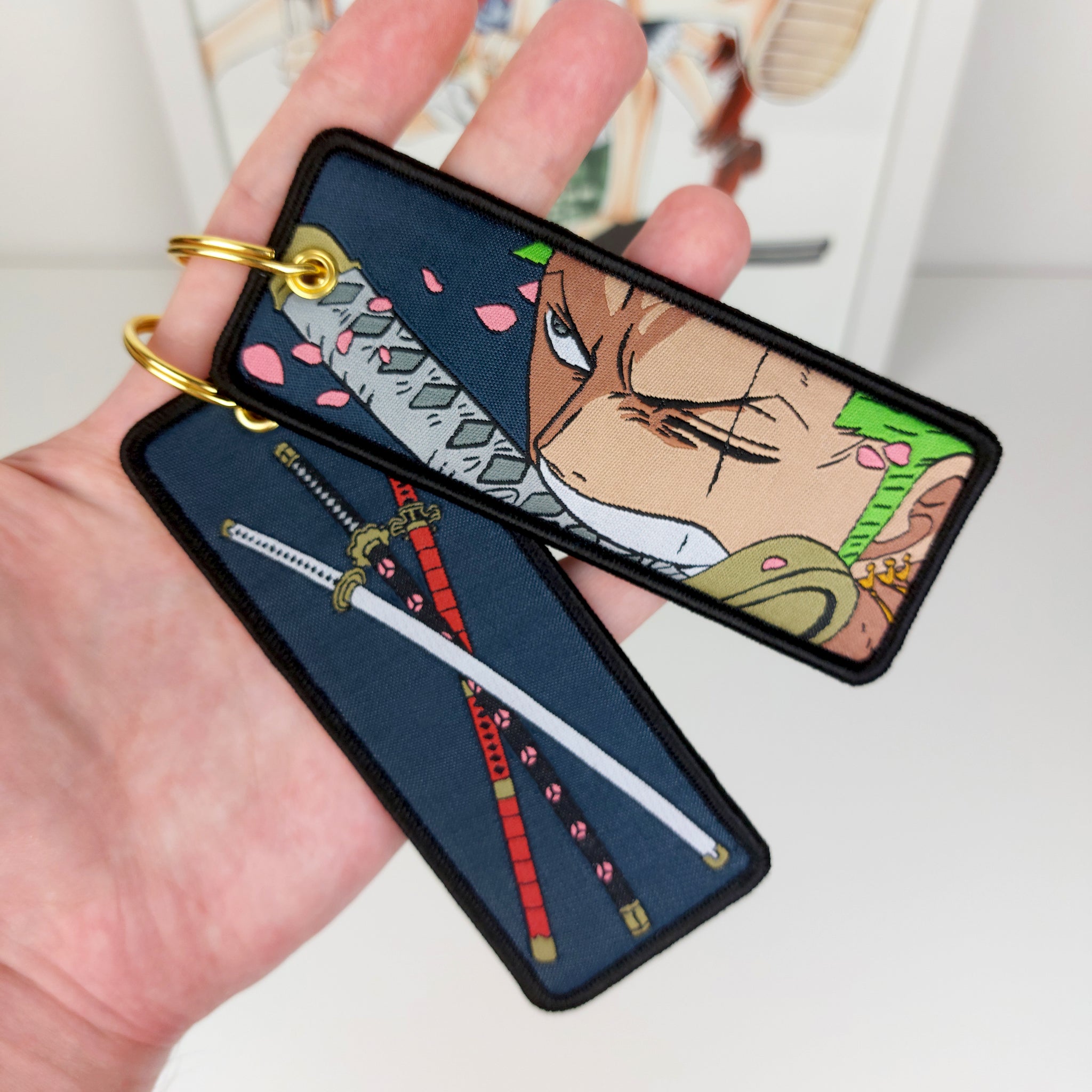 Zoro Embroidered Keychain