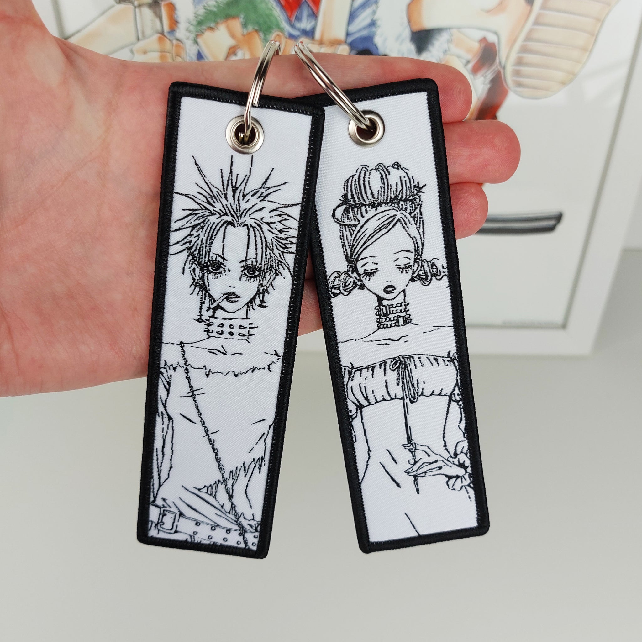 Nana Embroidered Keychain (Nana Komatsu + Nana Osaki)