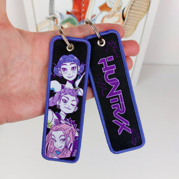 KPOP Demon Hunters / HUNTRIX Smart NFC Embroidered Keychain