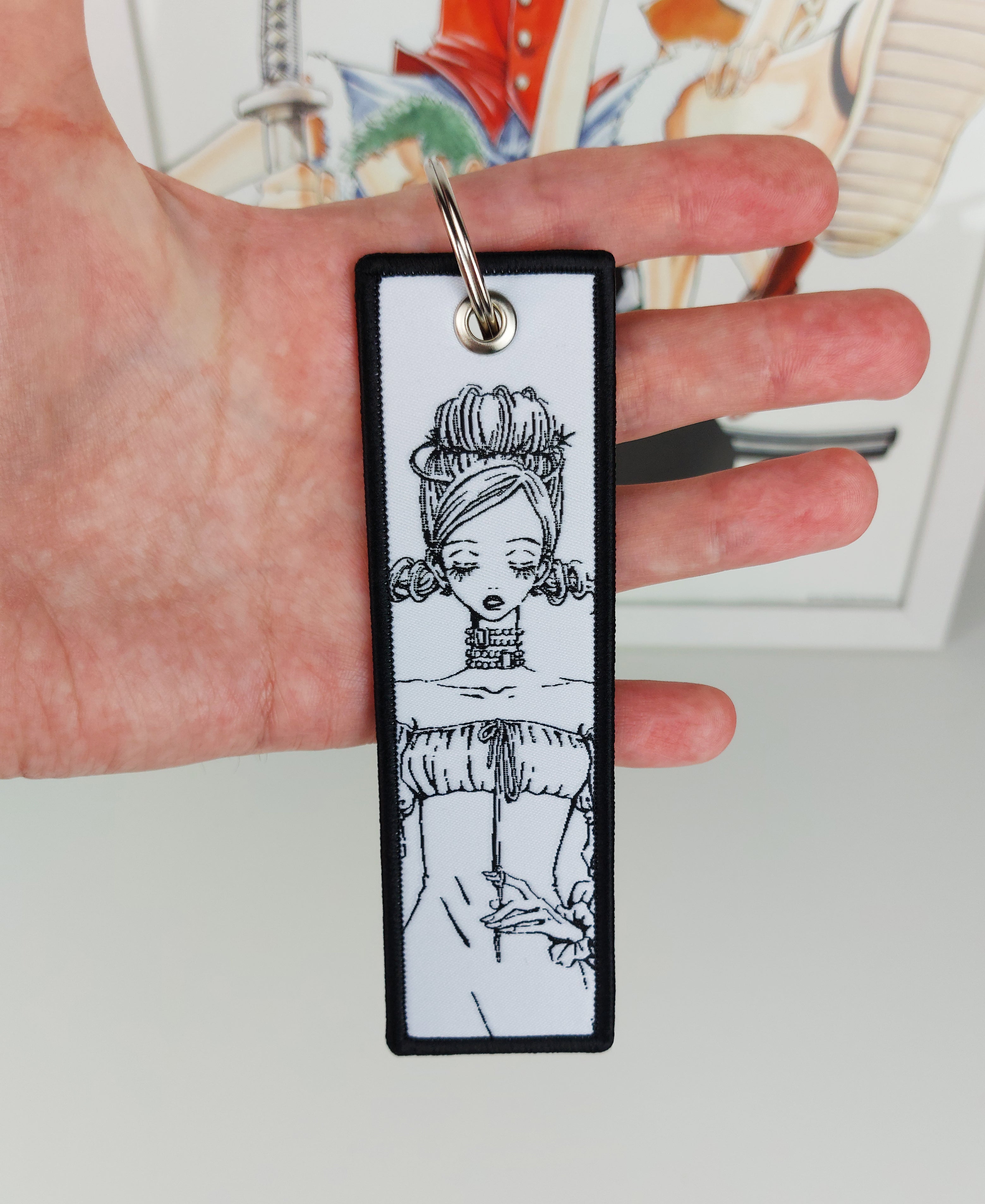 Nana Komatsu & Nana Osaki (Hachi) Anime Embroidered Keychain Nana