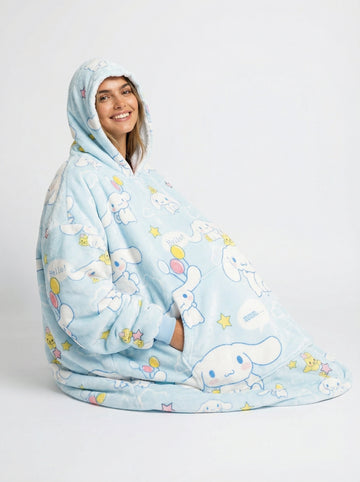 Cinnamoroll Hoodie Blanket Oversized Unisex Hello Kitty