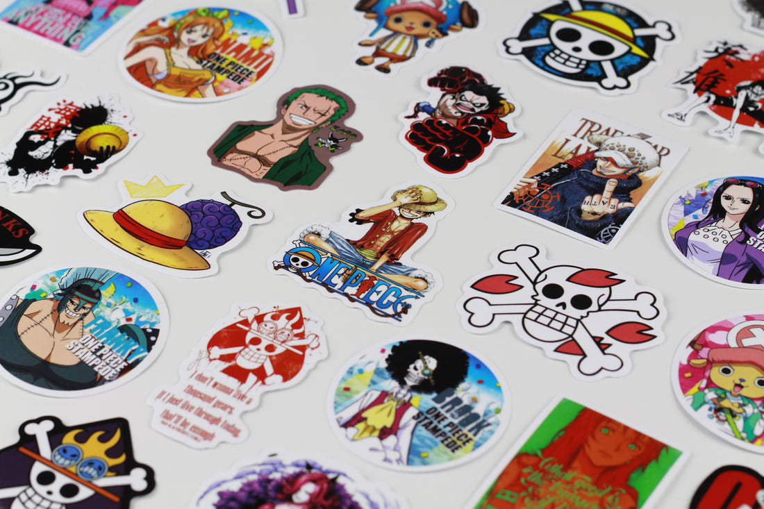 One Piece Anime Stickers Manga Pack 50 Stickers