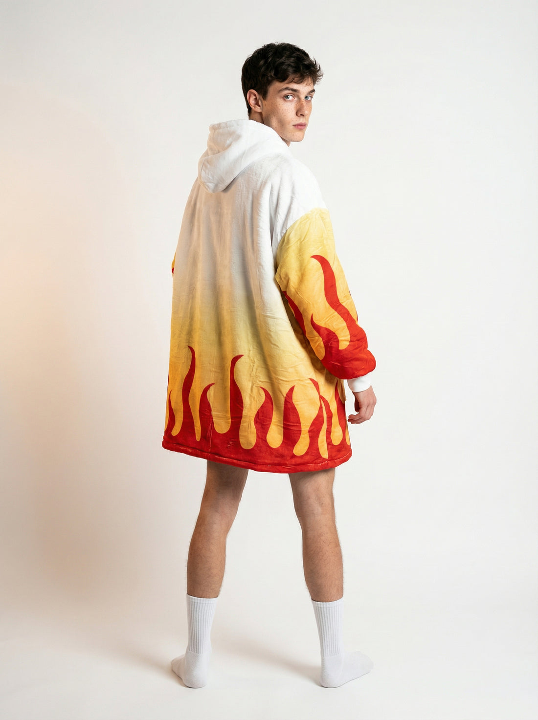 Rengoku Kyojuro Hoodie Blanket Oversized Unisex Demon Slayer