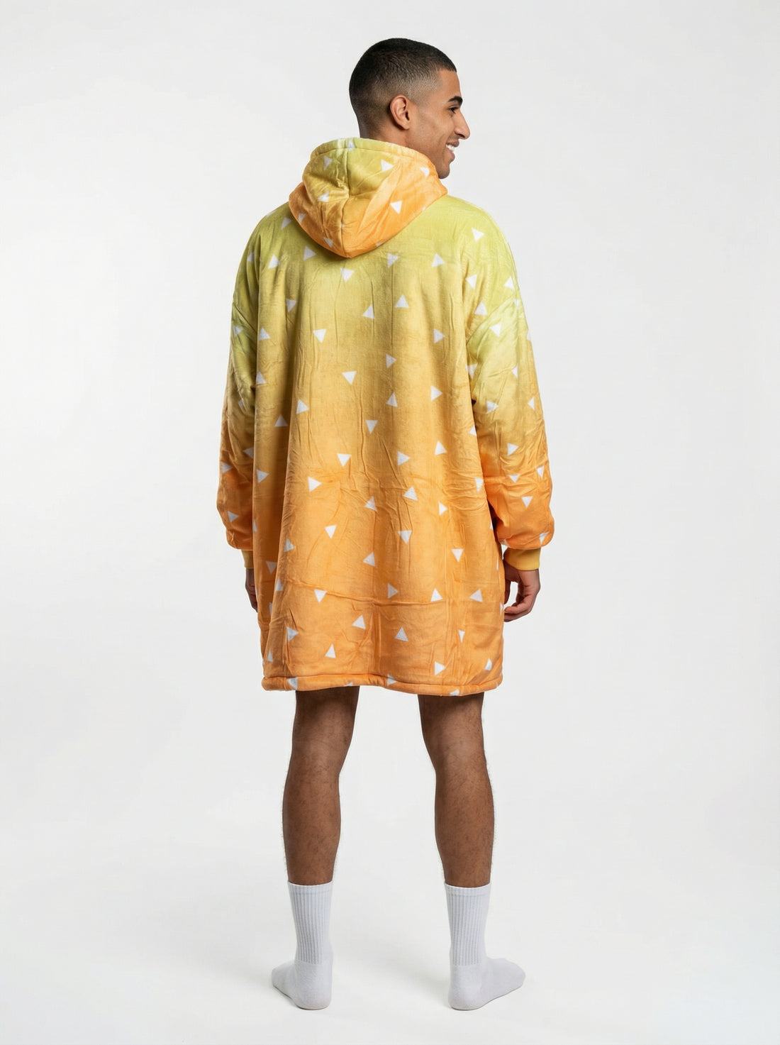Zenitsu Agatsuma Hoodie Blanket Oversized Unisex Demon Slayer