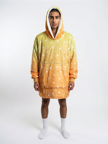 Zenitsu Agatsuma Hoodie Blanket Oversized Unisex Demon Slayer