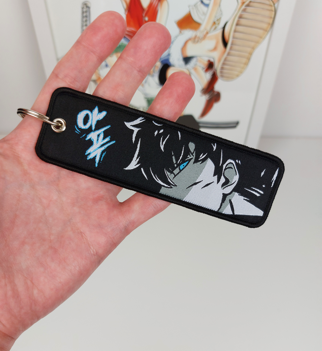 Solo Leveling Sung Jin-Woo Embroidered Keychain
