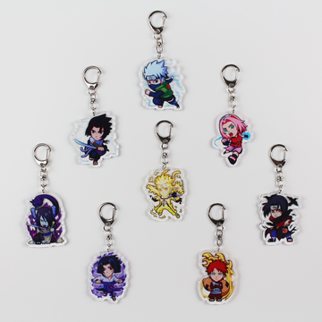 Naruto Keychain Anime Manga Sasuke Itachi