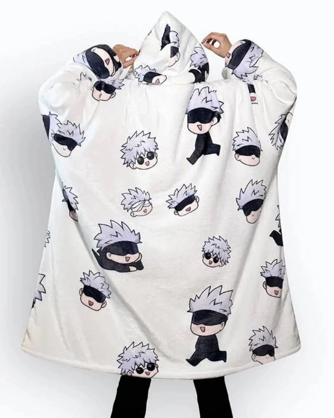 Gojo Hoodie Blanket Oversized Unisex Jujutsu Kaisen