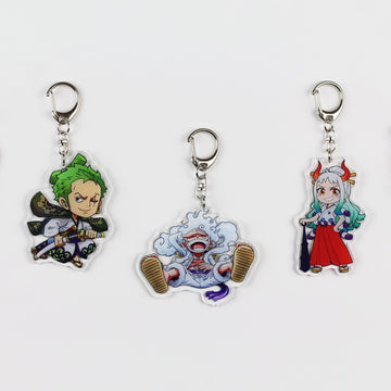 One Piece Acrylic Keychains