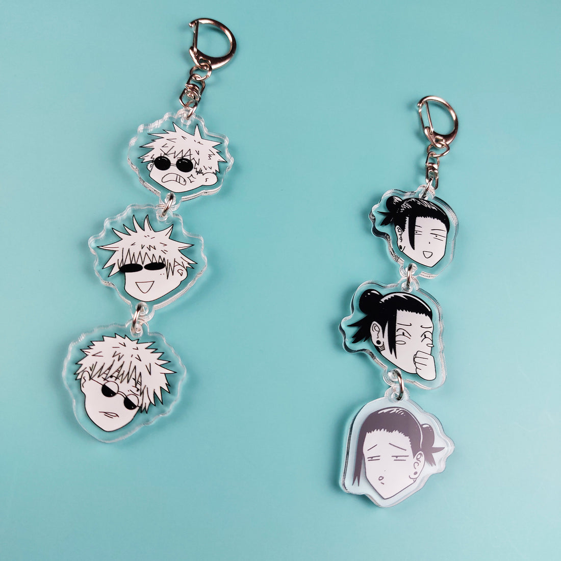 Gojo & Geto Acrylic Keychains Jujutsu Kaisen