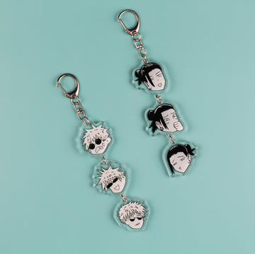 Gojo & Geto Acrylic Keychains Jujutsu Kaisen