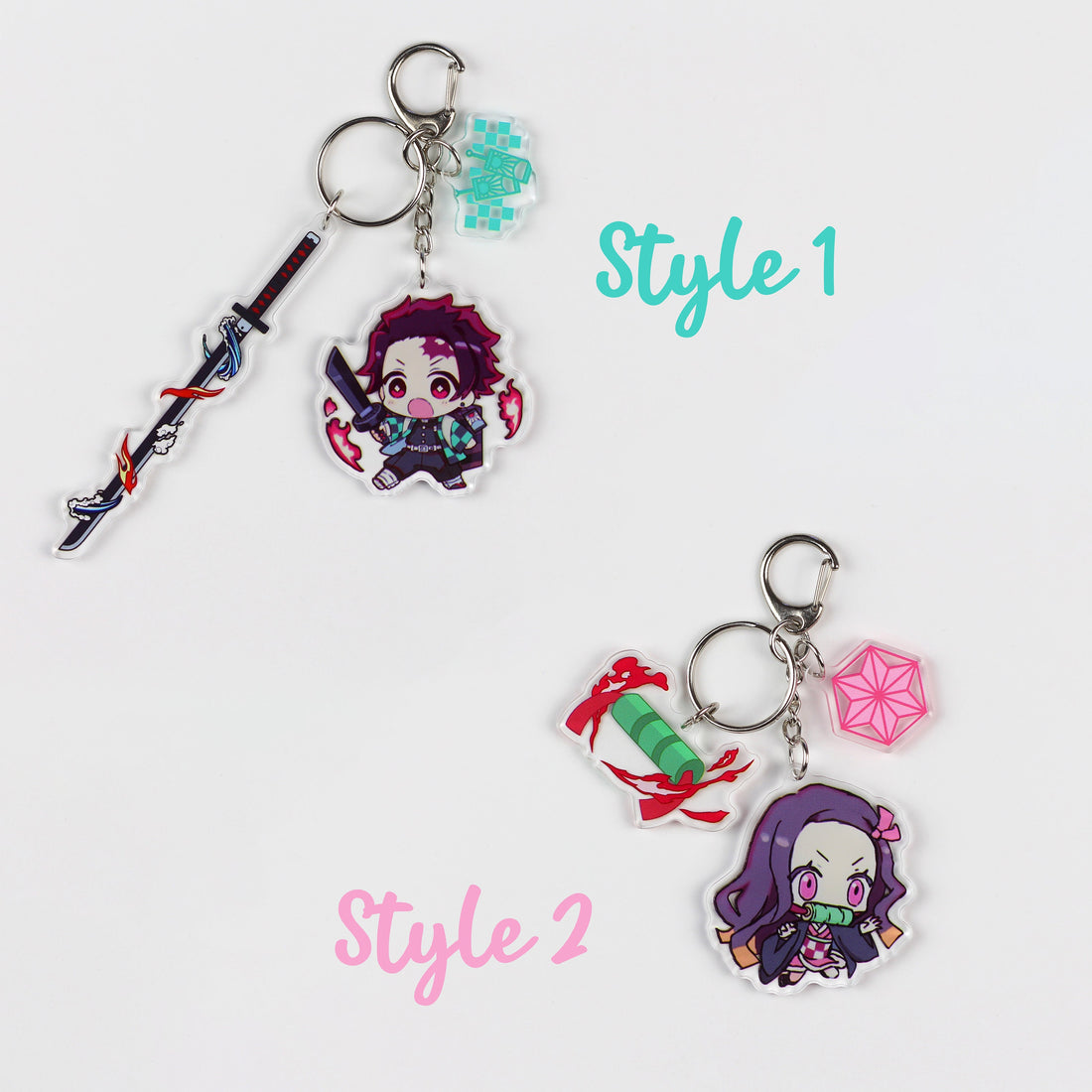 Demon Slayer Swords Acrylic Keychains