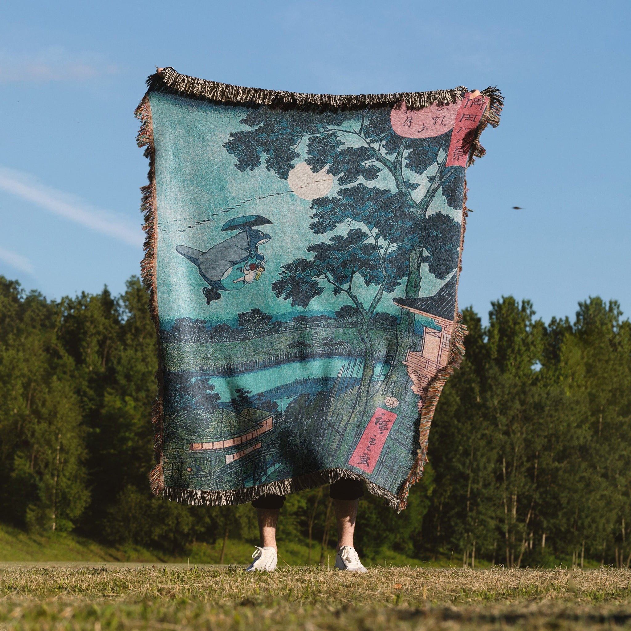 Totoro Woven Blanket / Tapestry