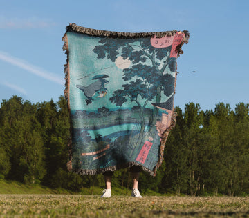 Totoro Woven Blanket / Tapestry