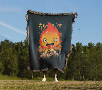 Calcifer Woven Blanket / Tapestry