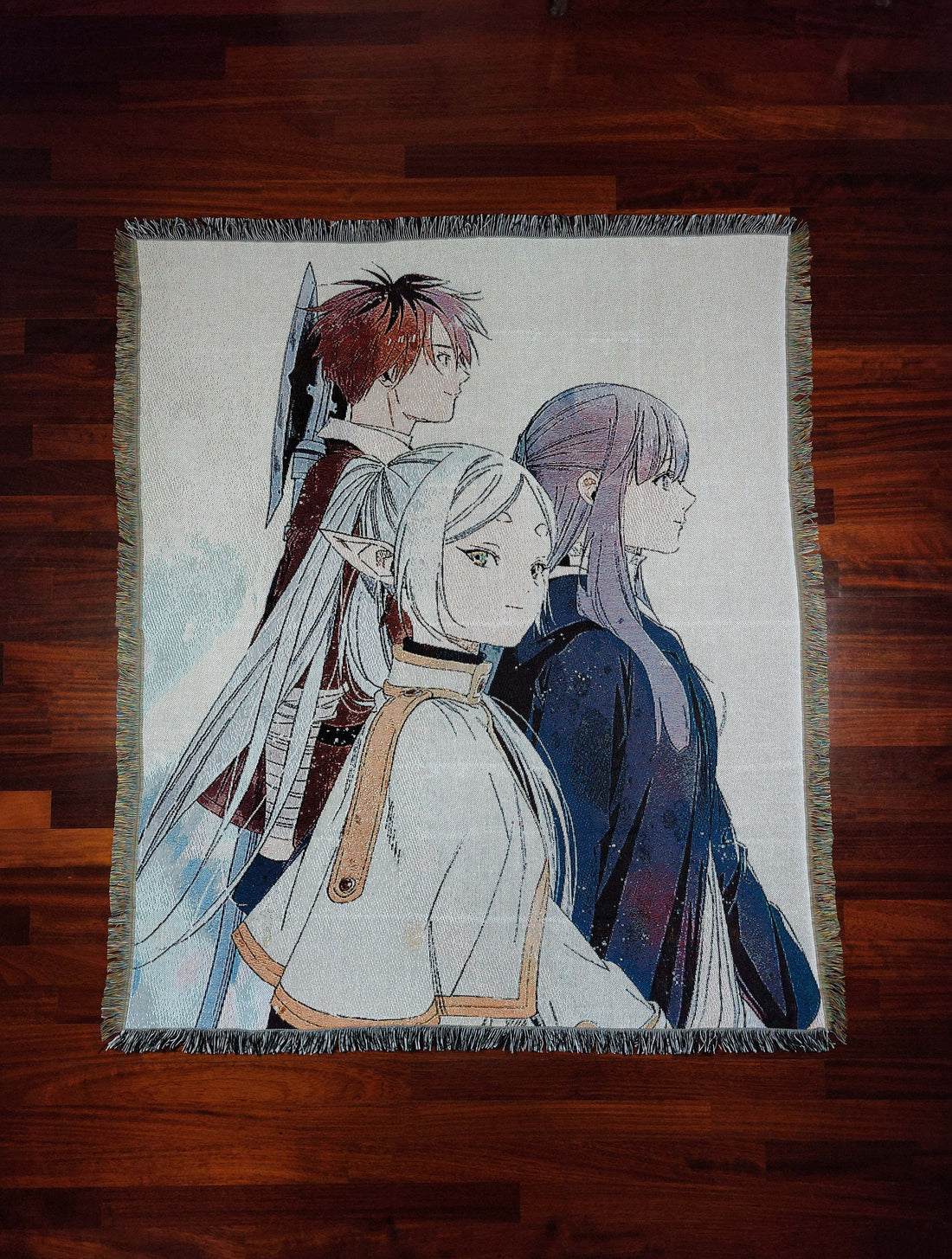 Frieren Group Woven Blanket / Tapestry