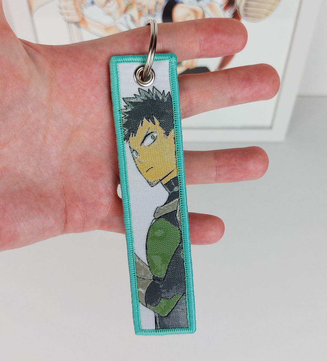 Kaiji N°8 Embroidered Keychain