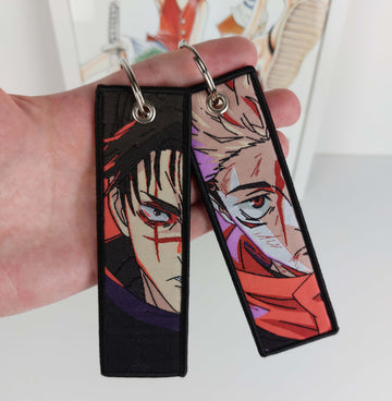 Yuji & Choso Embroidered Keychain Jujutsu Kaisen Anime
