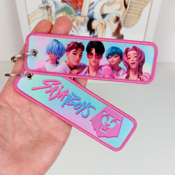 KPOP Demon Hunters / Saja Boys Smart NFC Embroidered Keychain