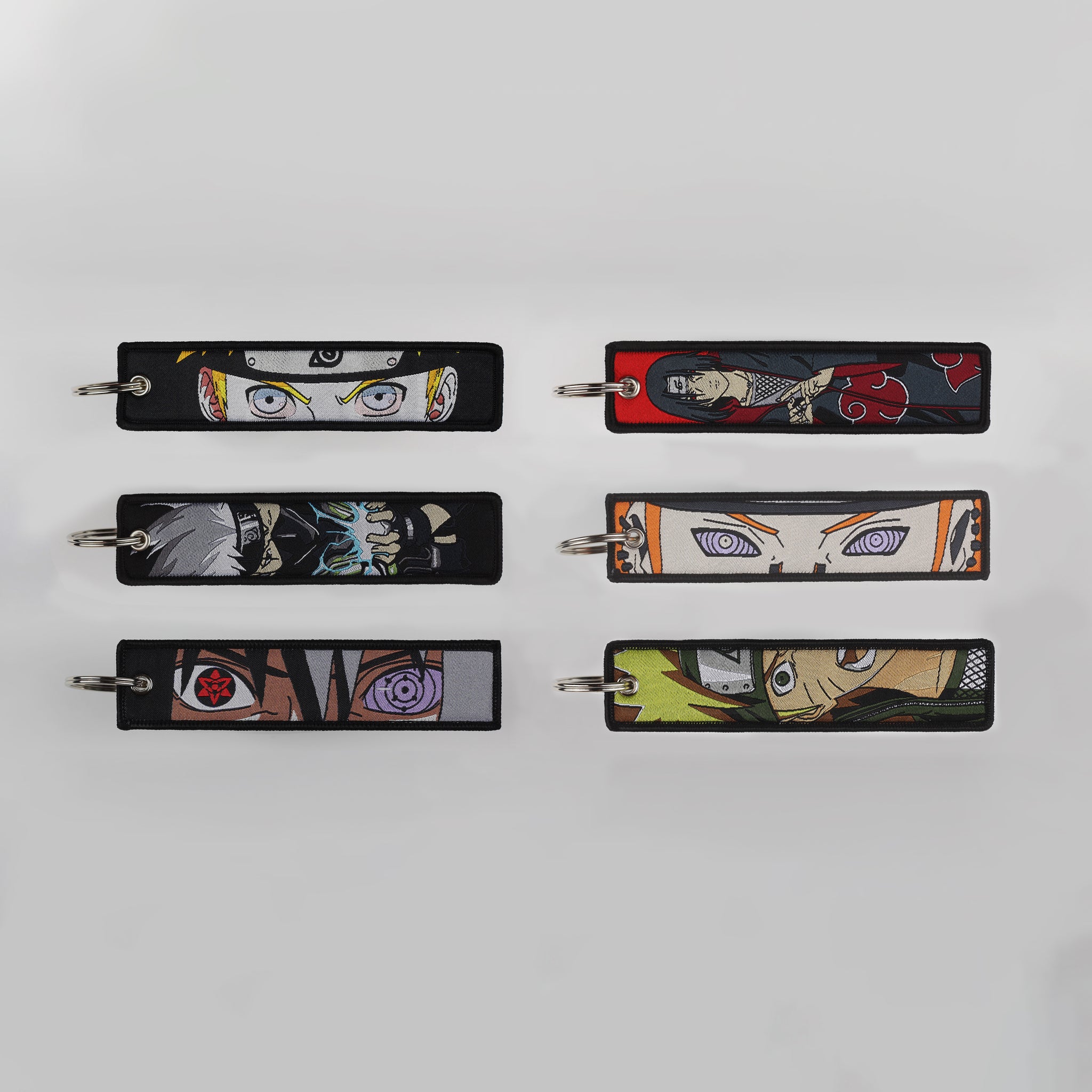 Naruto Embroidered Keychains