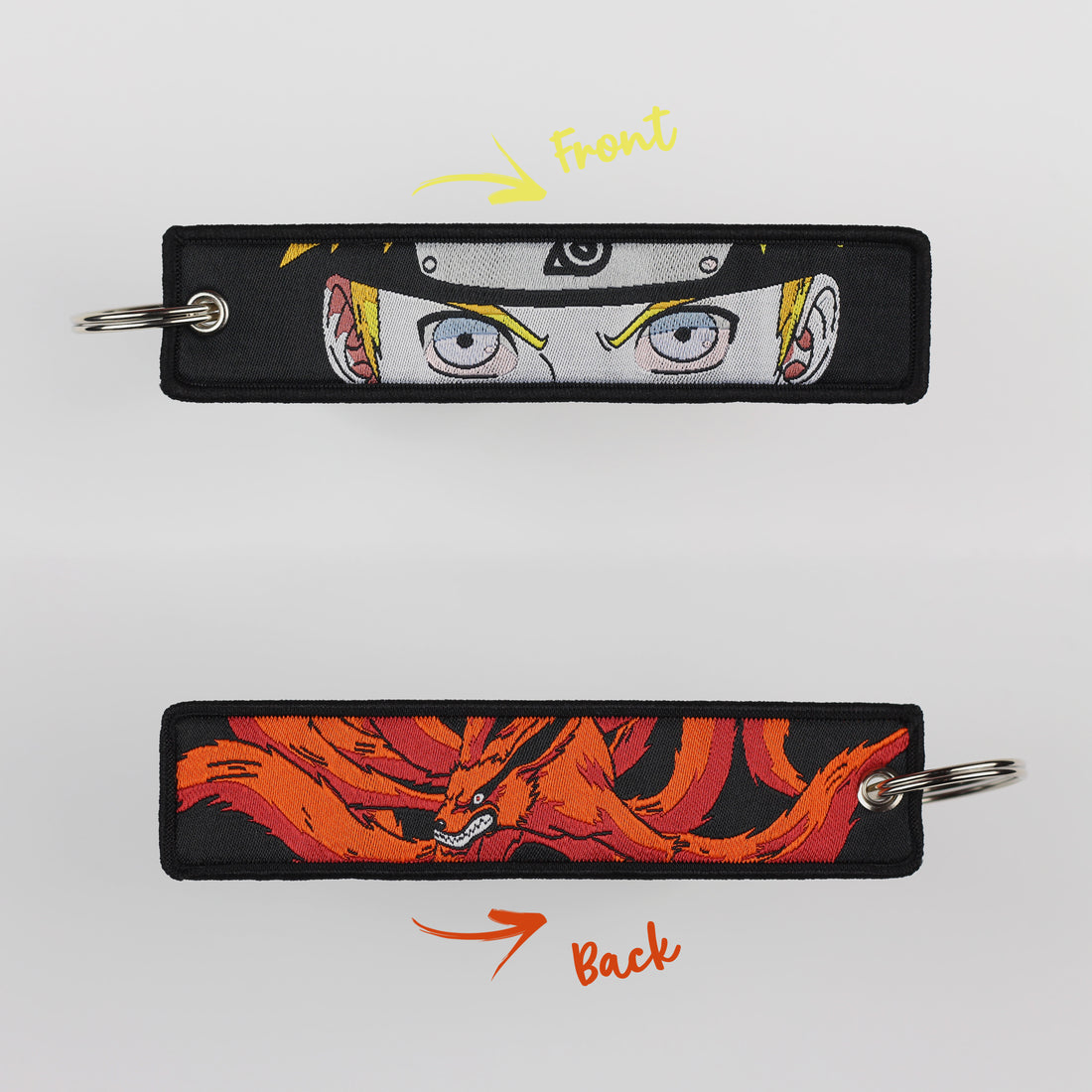 Naruto Embroidered Keychains