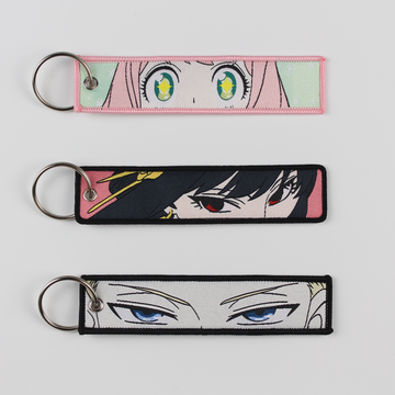 SPY X FAMILY Embroidered Keychains Jet Tag