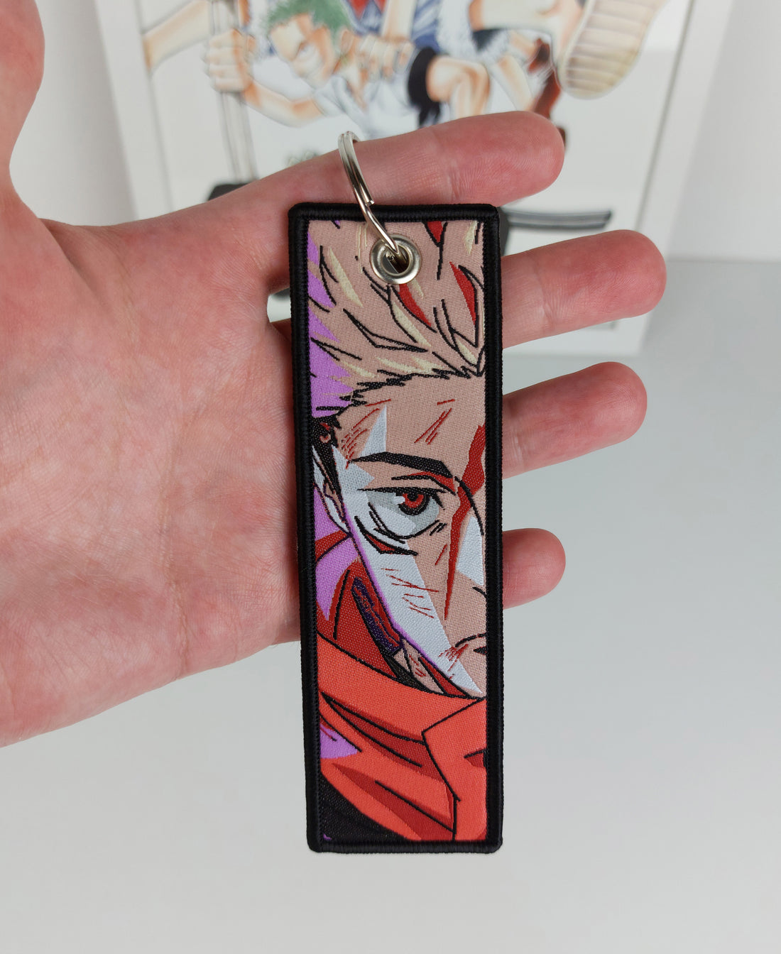 Yuji & Choso Embroidered Keychain Jujutsu Kaisen Anime